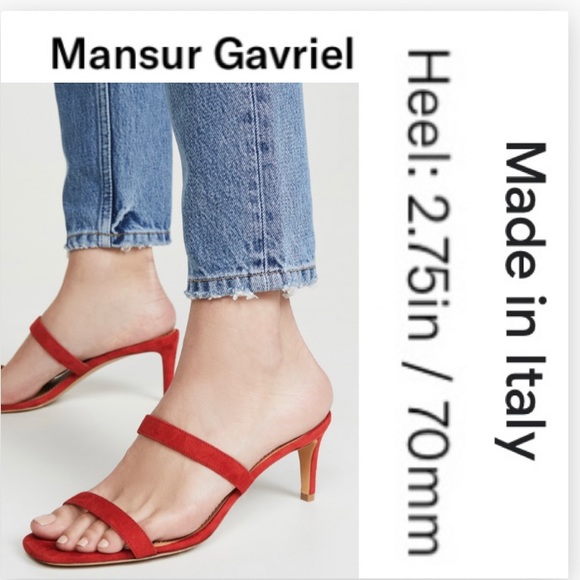 Mansur Gavriel Fiino Slides 38.5 It’s time for a pair of red heels. - Picture 9 of 16